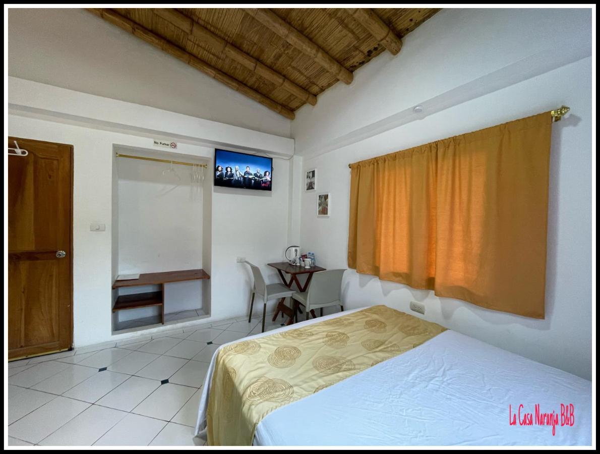 La Casa Naranja Bed And Breakfast Olón Eksteriør bilde