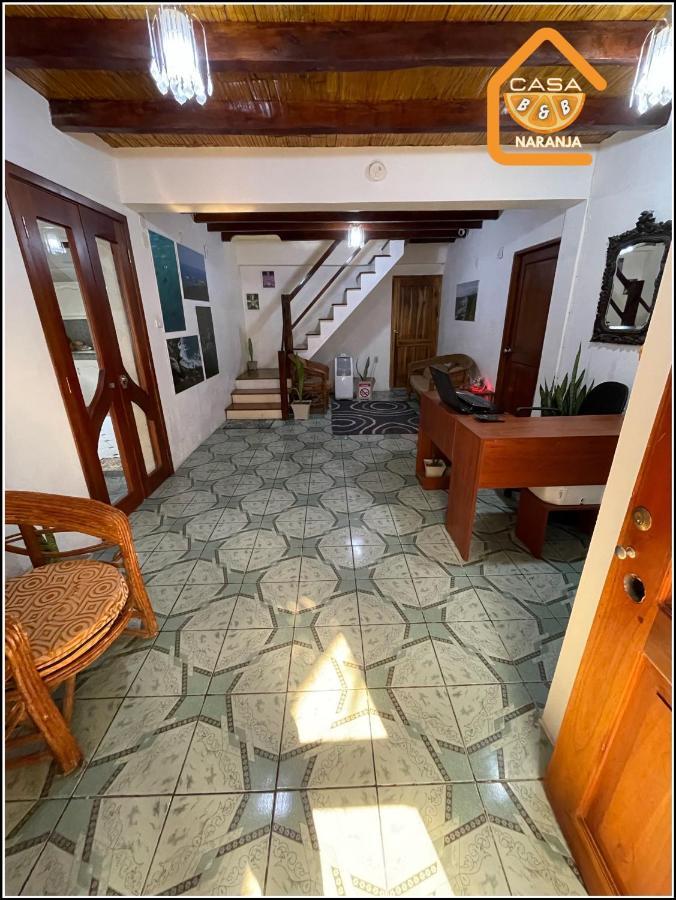 La Casa Naranja Bed And Breakfast Olón Eksteriør bilde