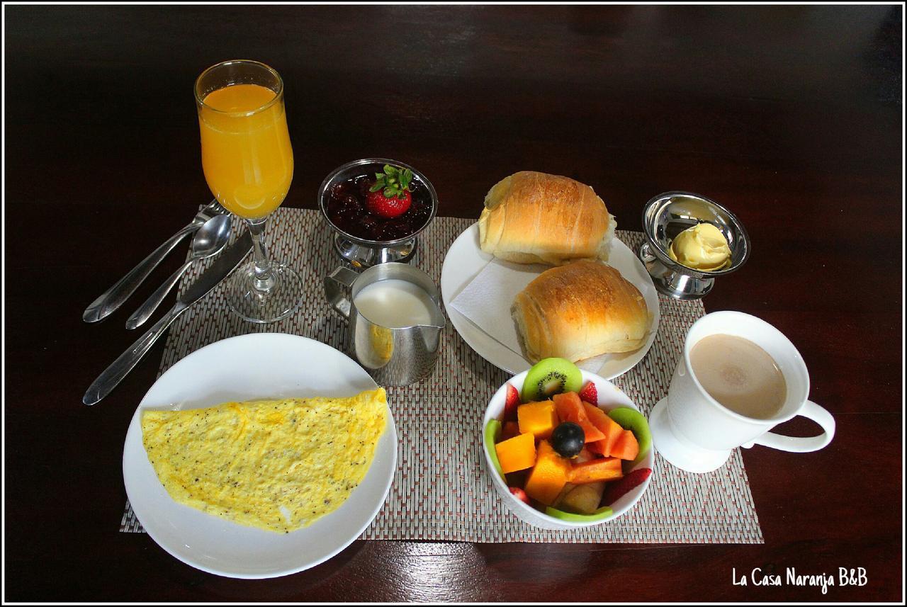 La Casa Naranja Bed And Breakfast Olón Eksteriør bilde