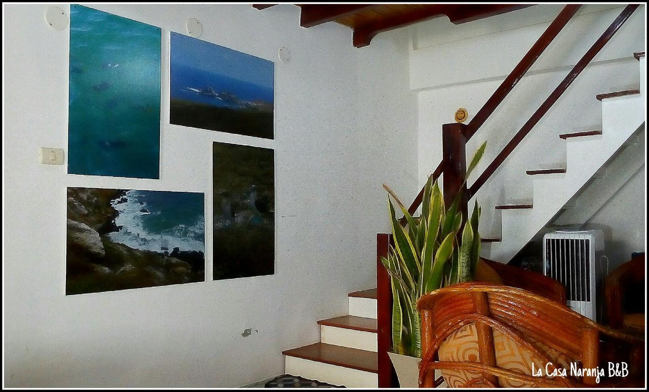 La Casa Naranja Bed And Breakfast Olón Eksteriør bilde